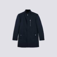 Manteau zippé col montant - Bleu Marine Jules