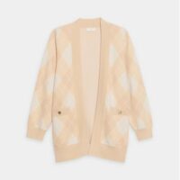 Gilet mi-long Beige Sandro