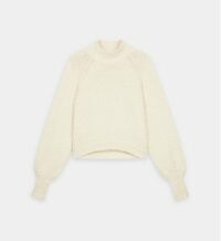 Pull ample Matalia col montant Beige Maje