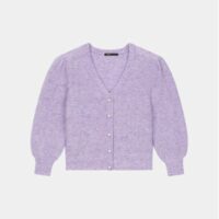 Cardigan Mista laine mélangée Violet Maje