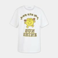 T-shirt droit x Mr.Men Little Miss coton Blanc Sandro