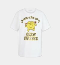 T-shirt droit x Mr.Men Little Miss coton Blanc Sandro