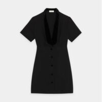 Robe ajustée courte Noir Sandro