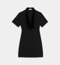 Robe ajustée courte Noir Sandro