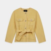 Veste Giface laine Jaune Maje