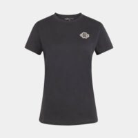 T-shirt Steff coton organique Noir Maje