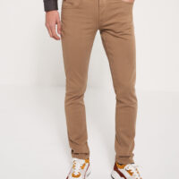 Jean couleur slim en coton élasthane Beige Devred 1902