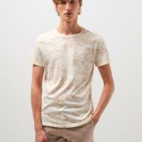 Tee shirt en coton supima® imprimé Blanc Devred 1902