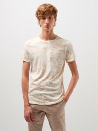 Tee shirt en coton supima® imprimé Blanc Devred 1902