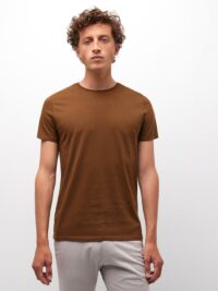 Tee shirt en coton supima® Marron Devred 1902