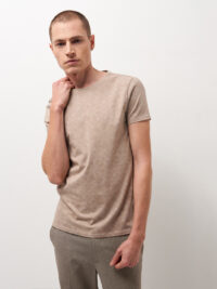 Tee shirt en coton imprimé Gris Devred 1902