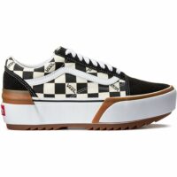 Baskets cuir Old Skool Stacked Vans