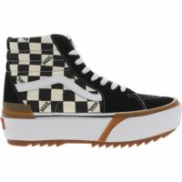 Baskets montantes SK8-HI STACKED cuir talon plateforme Vans