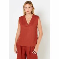 Blouse V lyocell et lin Chantal Thomass