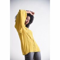 Blouse en viscose au col froncé Molly Bracken