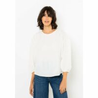 Blouse épaulettes en gaze de coton Chantal Thomass