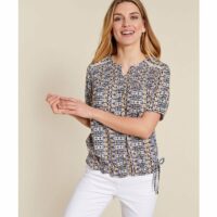 Blouse imprimée blousante Etam