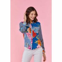 Blouse imprimée en crêpe de viscose -  EPHEMERE Freegun