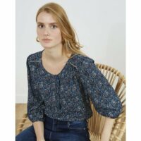 Blouse longueur standard  imprimée Riu Paris