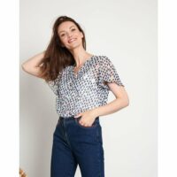 Blouse longueur standard imprimée Riu Paris