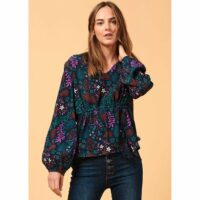 Blouse manches longues imprimée Vertbaudet