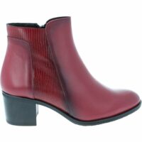 Bottines en cuir Zip COURTAIN Amoa Paris