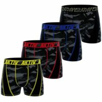 Boxers Microfibre Camouflage Aktiv Sport Lot de 4 No Name