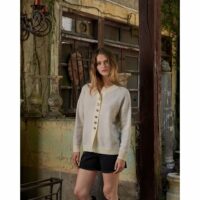 Cardigan fantaisie en laine et cachemire Rodier