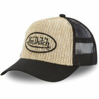 Casquette Trucker avec filet Paille Von Dutch