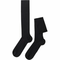 Chaussettes  longues en fils d'écosse côtelées Camaïeu