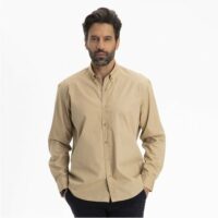 Chemise manches longues col boutonné coton CERGY Pataugas