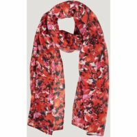 Foulard fleuris détail Fil textile Naf Naf