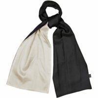 Foulard soie bicolore Bruce Field