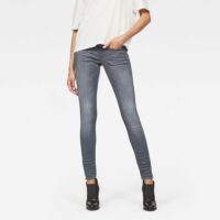 Jean Skinny Taille Moyenne Uni Lynn Riu Paris