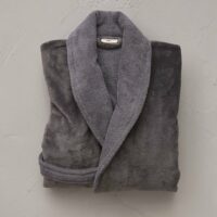 Kimono bi-matière homme gris Sylvie Thiriez