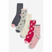 Lot de 5 paires chaussettes à motif chien Next