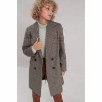 Manteau droit boutonné Camaïeu