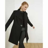 Manteau longueur genoux uni Riu Paris