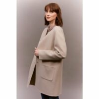 Manteau réversible en drap de laine SCARLET Pomm'Poire