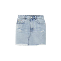 Minijupe En Jean Bleu Pull&Bear