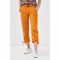 Pantalon 7/8ème lin Camaïeu