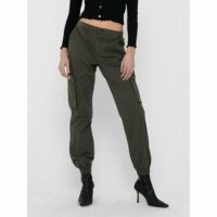 Pantalon cargo Couleur unie Only