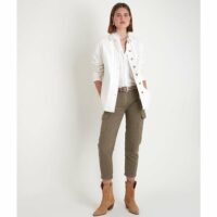 Pantalon cargo en coton et lin FALOU Maison 123