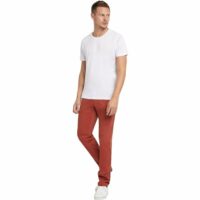 Pantalon chino regular gris Camaïeu