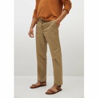 Pantalon coton regular cropped Mango