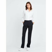 Pantalon droit en laine souple ANATOLE San Marina