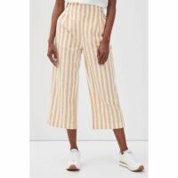 Pantalon large taille haute Camaïeu