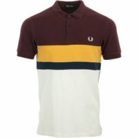 Polo Colour Block Polo Shirt Ms Mode