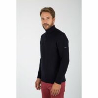 Pull camionneur col zippé en laine CHÄTEAULIN Armor-Lux