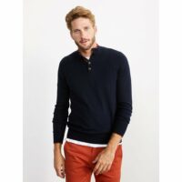 Pull  col montant boutonné Etam